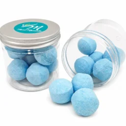 Tarro 7 Mini Bombas Efervescentes Para Manicura Y Pedicura - Ablandan Durezas, Uñas Y Cutículas - Aroma Talco