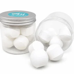 Tarro 7 Mini Bombas Efervescentes Para Manicura Y Pedicura - Ablandan Durezas, Uñas Y Cutículas - Aroma Coco