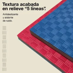 Tatami Puzzle 2,5cm 100x100cm – Alta Densidad Azul/rojo Jowy