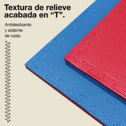 Tatami Puzzle 2,5cm 100x100cm – Efecto Madera/negro Jowy