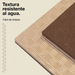 Tatami Puzzle 2cm 100x100cm – Superficie 5 Líneas Marrón/beige Jowy