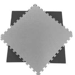 Tatami Puzzle EVA para suelo infantil 1x1m x20mm Negro - Gris Pack Ahorro 1 Unidad