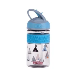 Taza con boquilla rígida 360ml + 3a Nûby Azul