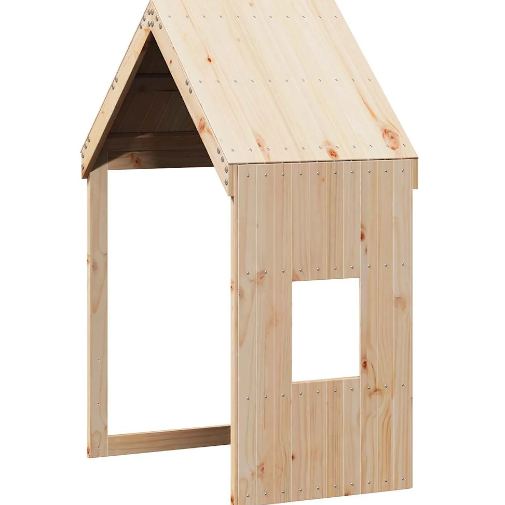 Techo De Cama Infantil Madera Maciza Pino 60x89x134,5 Cm