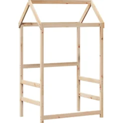 Techo De Cama Infantil Madera Maciza Pino 118x70x176,5 Cm