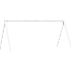 Techo De Cama Infantil Madera Maciza Blanco 209x85,5x88 Cm