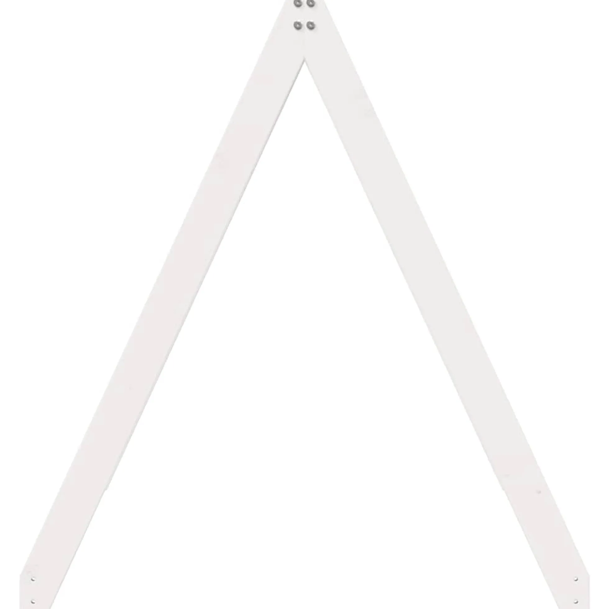 Techo De Cama Infantil Madera Maciza Blanco 209x85,5x88 Cm