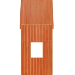 Techo De Cama Infantil Madera Maciza Pino Marrón 60x99x139,5 Cm