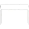 Techo De Cama Infantil Madera Maciza Blanco 217x95,5x159 Cm