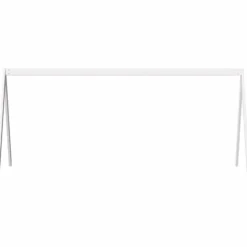 Techo De Cama Infantil Madera Maciza Blanco 209x95,5x88 Cm