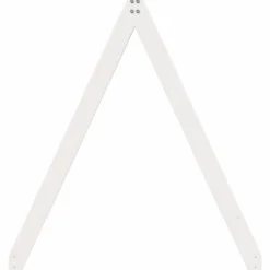 Techo De Cama Infantil Madera Maciza Blanco 209x95,5x88 Cm