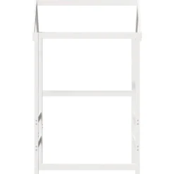 Techo De Cama Infantil Madera Maciza Pino Blanco 98x70x176,5 Cm