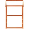 Techo De Cama Infantil Madera Maciza Pino Marrón 98x70x176,5 Cm