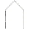 Techo De Cama Infantil Madera Maciza Pino Blanco 60x89x134,5 Cm