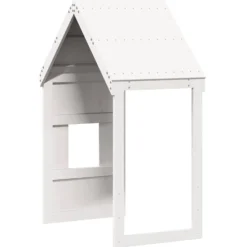 Techo De Cama Infantil Madera Maciza Pino Blanco 60x89x134,5 Cm