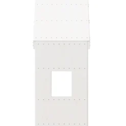 Techo De Cama Infantil Madera Maciza Pino Blanco 60x89x134,5 Cm