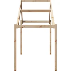 Techo De Cama Infantil Madera Maciza Pino 203x95,5x142 Cm
