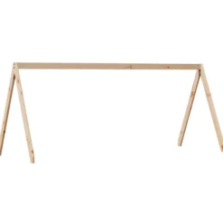 Techo De Cama Infantil Madera Maciza Pino 209x85,5x88 Cm