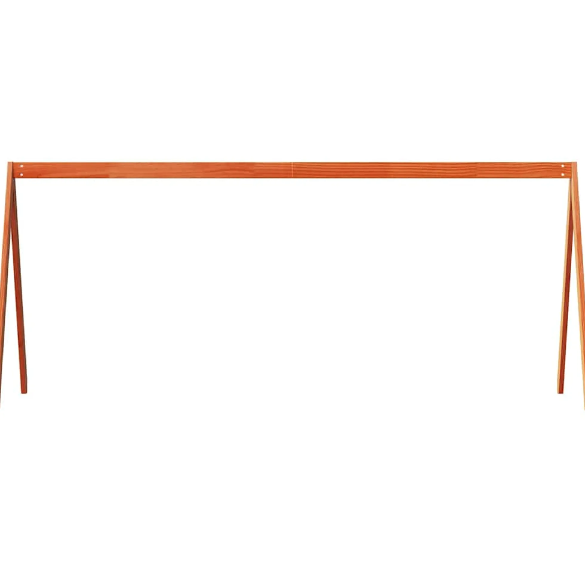 Techo De Cama Infantil Madera Maciza Pino Marrón 209x85,5x88 Cm