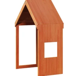 Techo De Cama Infantil Madera Maciza Pino Marrón 55x84x132 Cm