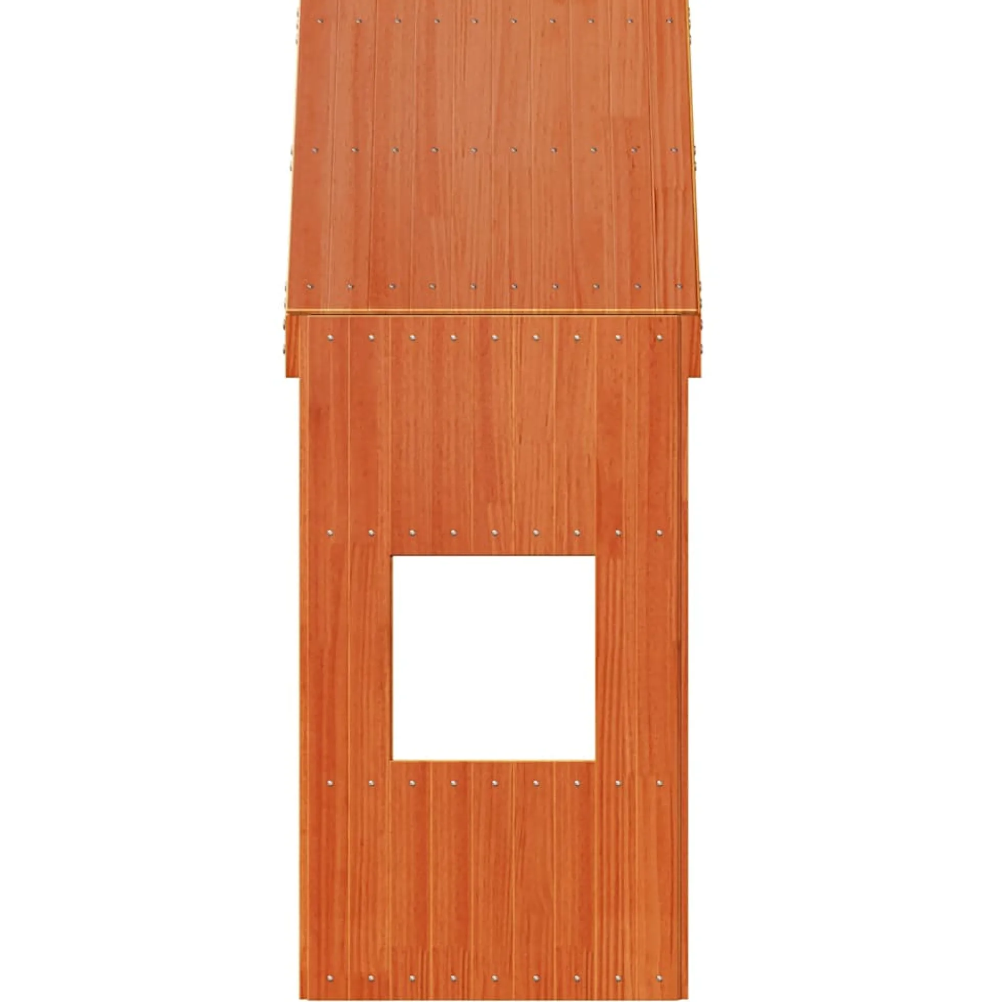 Techo De Cama Infantil Madera Maciza Pino Marrón 55x84x132 Cm