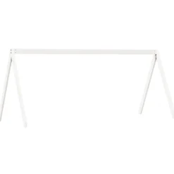 Techo De Cama Infantil Madera Maciza Pino Blanco 199x95,5x88 Cm