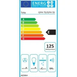 Teka Campana Extractora de 55cm GFH 55 Acero Inoxidable