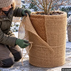 Tela De Yute De 40m X 1m, Estera De Yute De 105g/m², Tela De Yute Para Jardín, Cinta De Yute De Arpillera