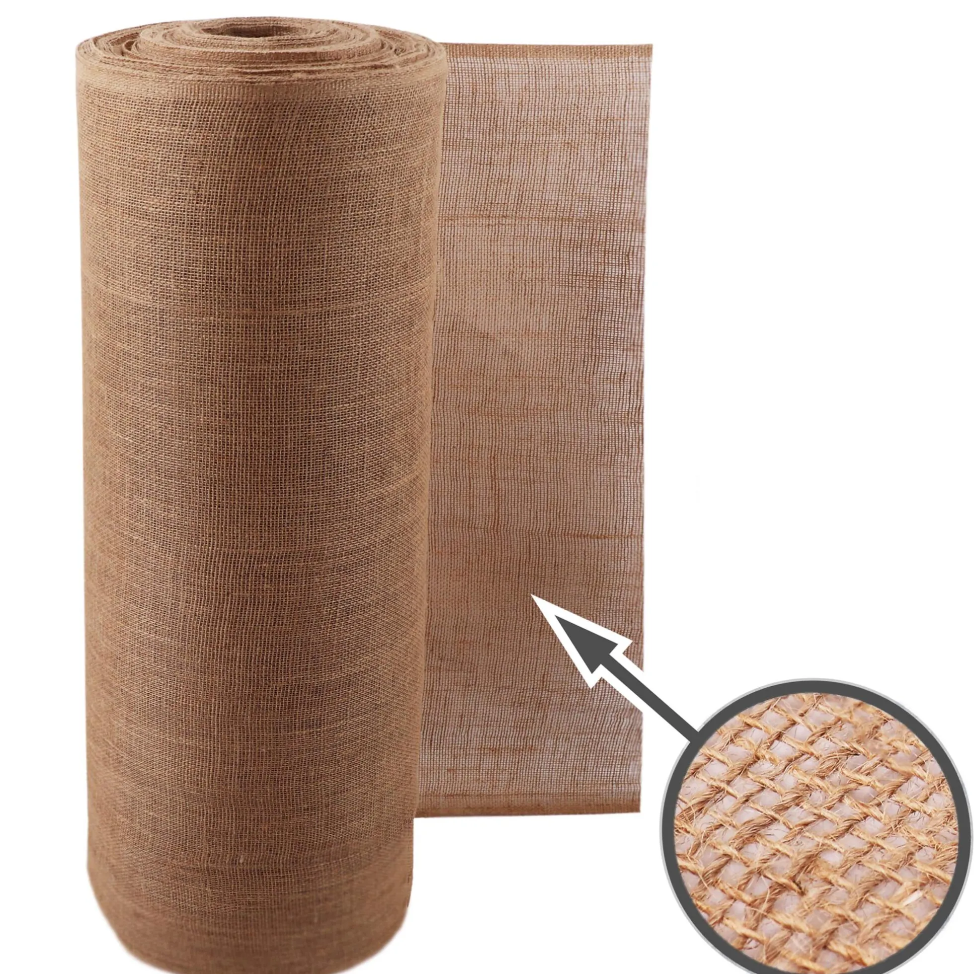 Tela De Yute De 30m X 1m, Estera De Yute De 215g/m², Tela De Yute Para Jardín, Cinta De Yute De Arpillera