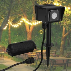 Temporizador Aes8 Exterior Ip44 2 Enchufes