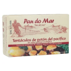 Tentáculos de potón del pacífico en salsa gallega ecológica en Lata Pan do Mar 120g