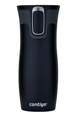Termo Acero Inoxidable West Loop SS 470ML con Autosellado Negro Mate Contigo