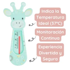 Termometro Del Agua Para Bebés Girafa Mint