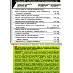 Thermo Addict - 120 Cápsulas Vegetales - Termogénicos - Iron Addict Labs