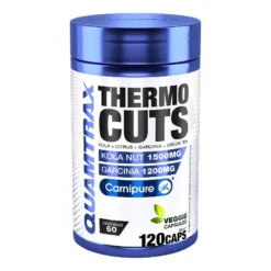 Thermocuts - 120 Cápsulas - Termogénicos - Quamtrax