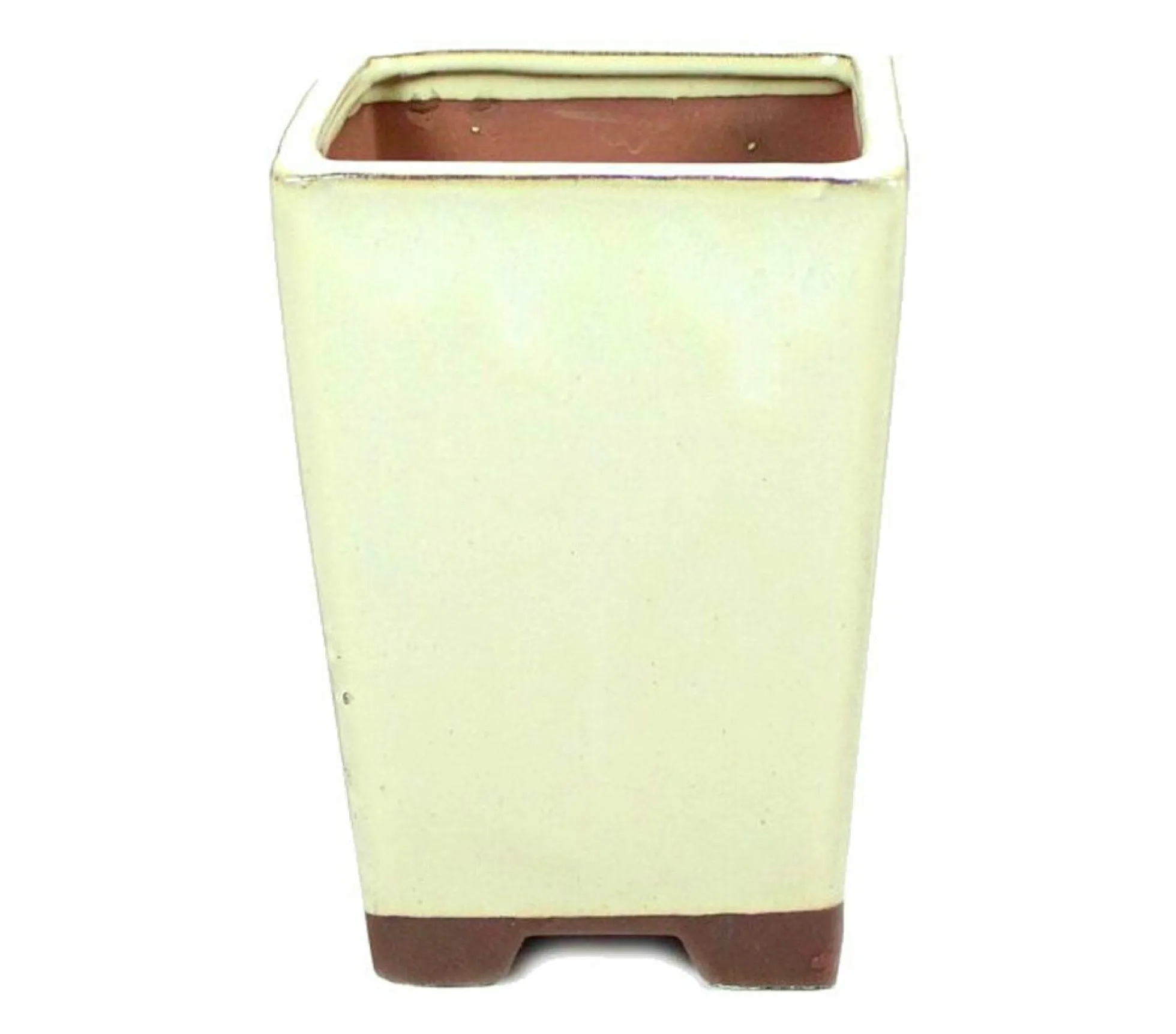 Tiesto Cuadrado Cascada De Gres 13.5x13.5x18cm