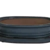 Tiesto Oval Verde Con Plato 31x25x9cm
