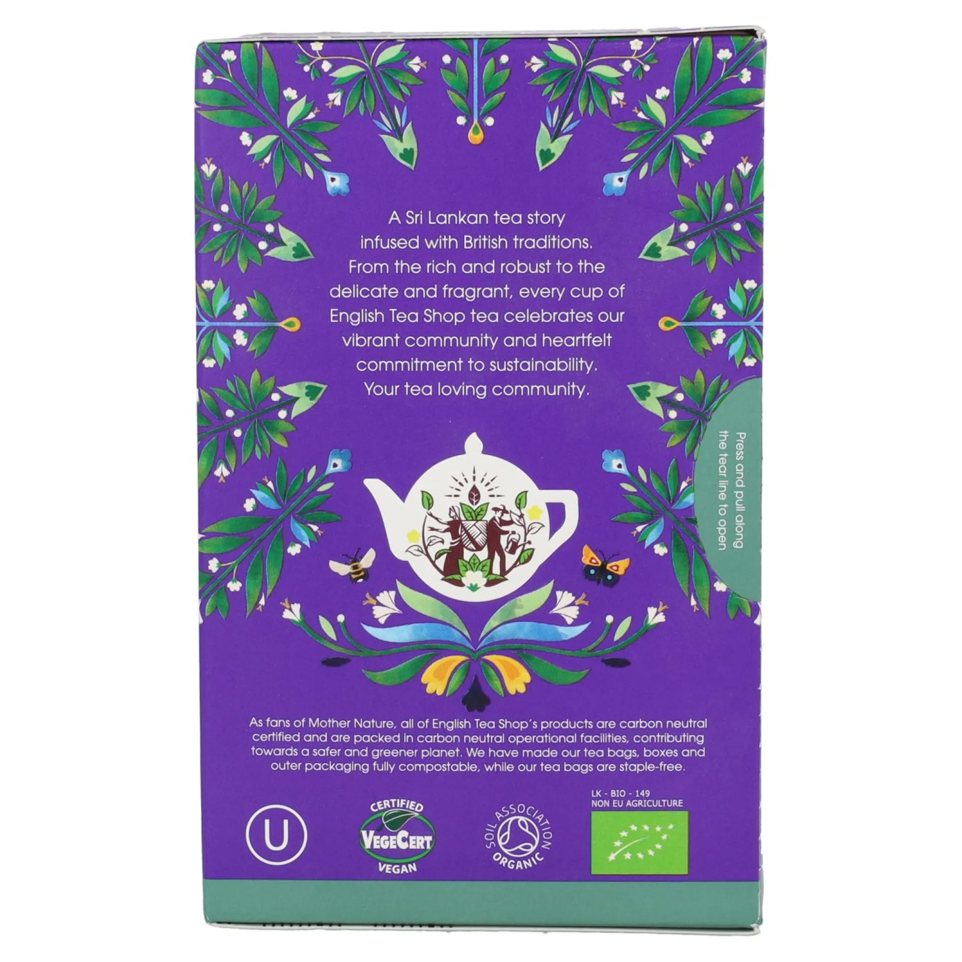 Té inglés sin cafeína Breakfast Tea Shop 40 g