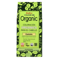 Tinte cabello vegetal castaño Radico 100 g