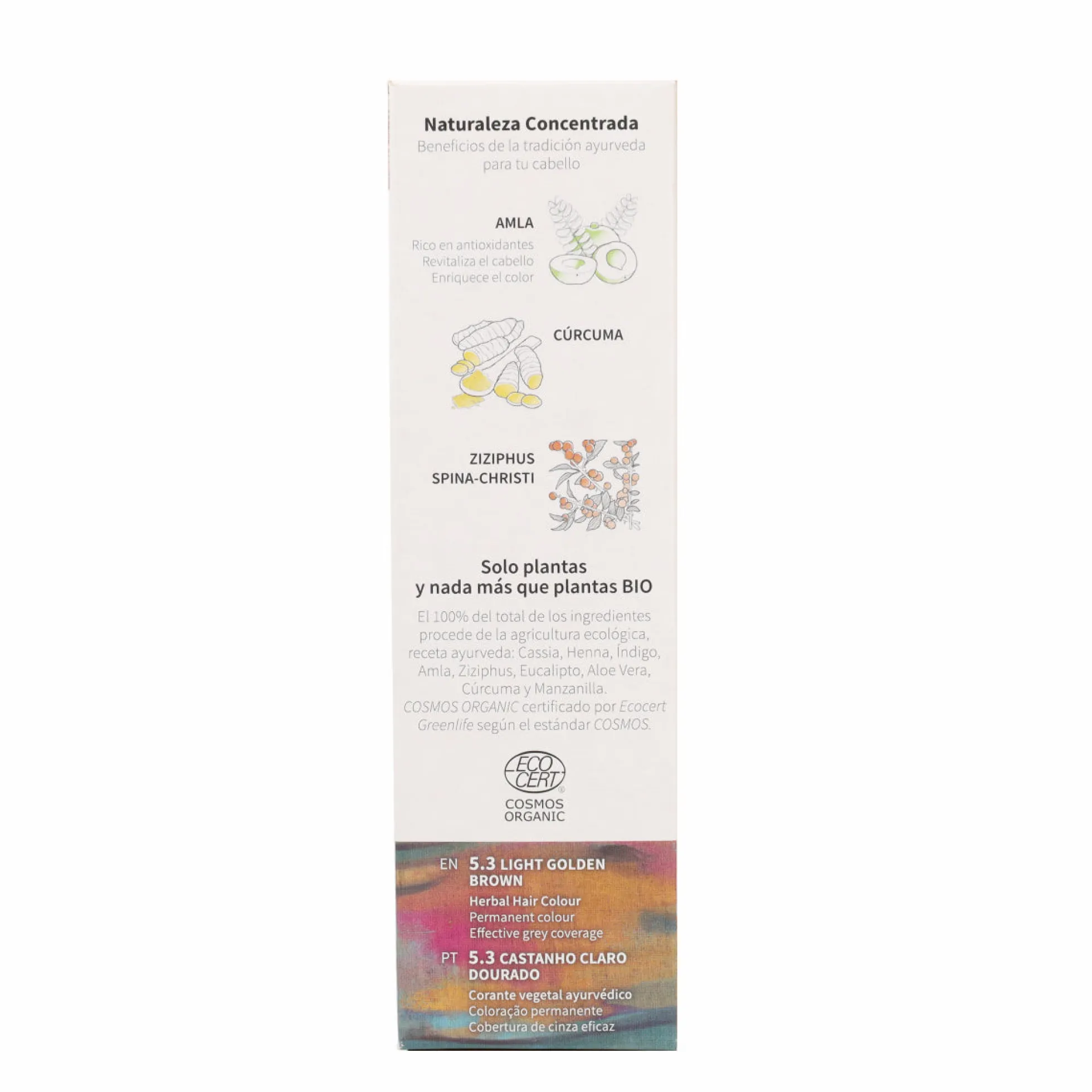 Tinte Chroma BIO Castaño Claro Dorado 5.3 100 g