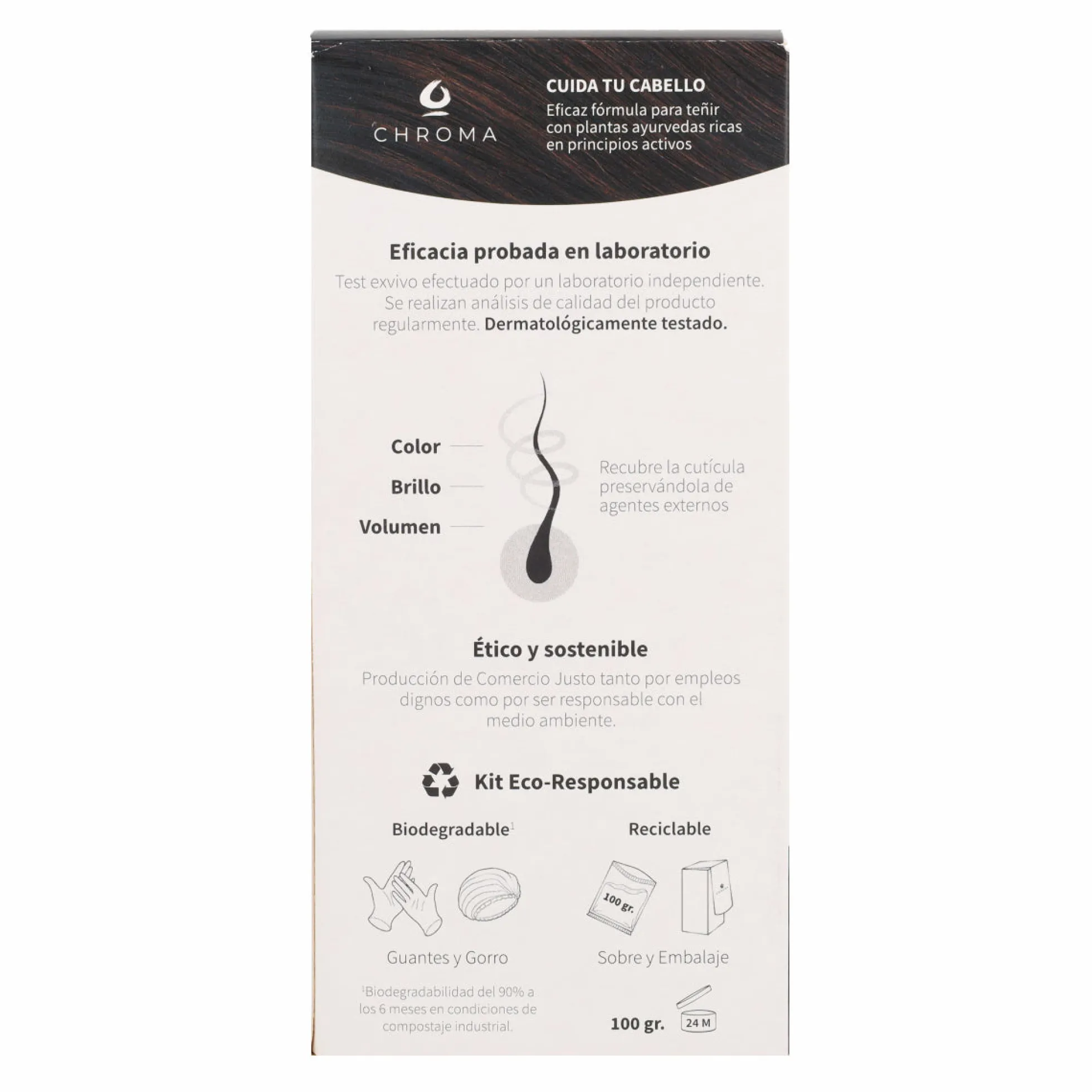 Tinte Chroma BIO Negro Profundo 1.0 100 g