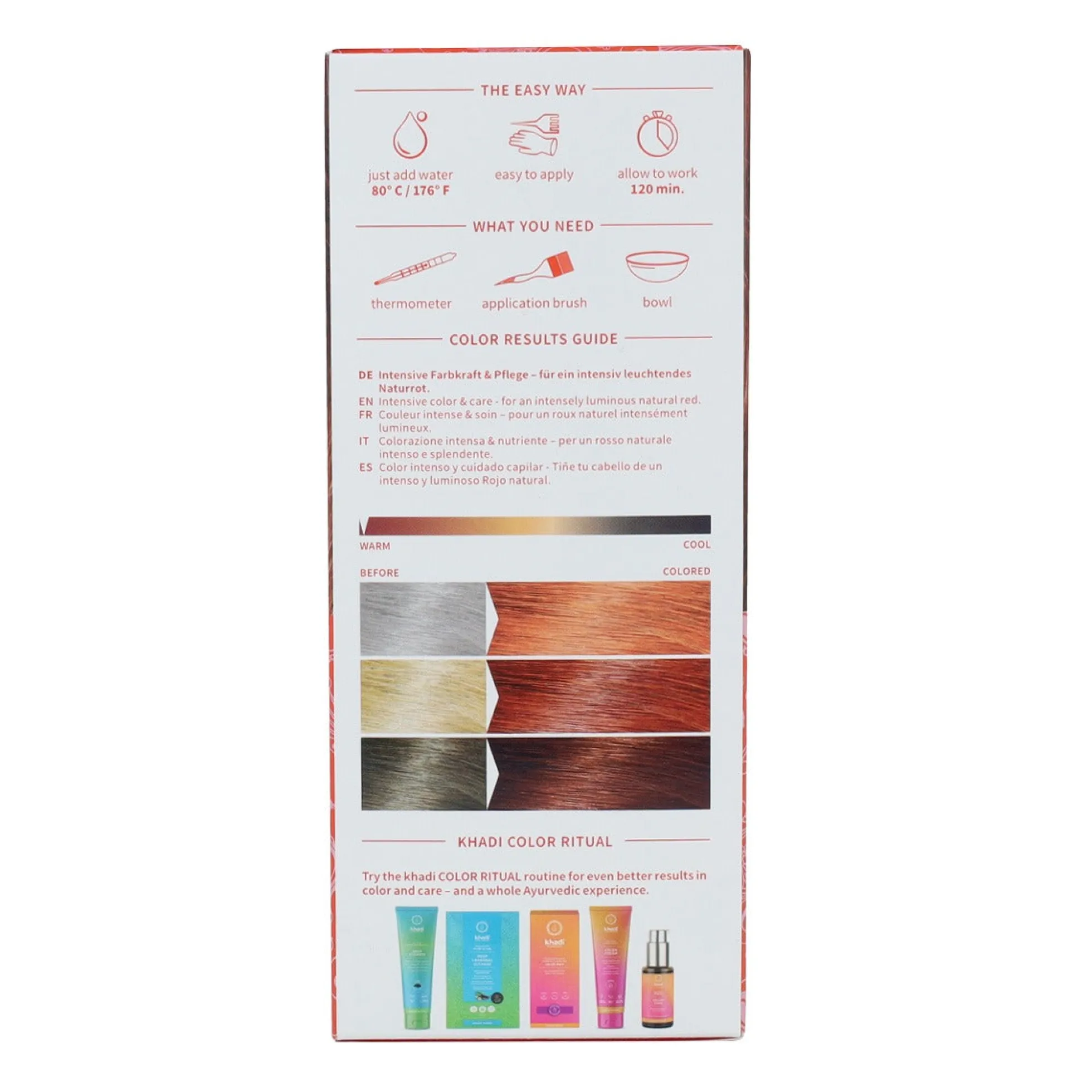 Tinte Henna natural Khadi 100 g