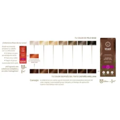 Tinte natural castaño avellana Khadi 100 g