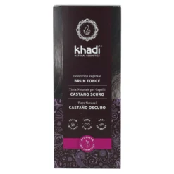 Tinte natural castaño oscuro Khadi 100 g