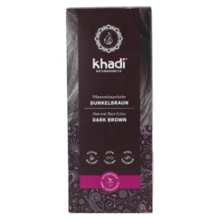Tinte natural castaño oscuro Khadi 100 g