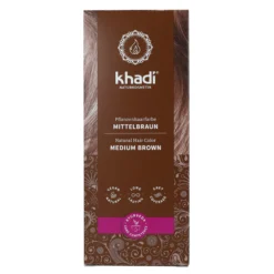 Tinte natural color castaño medio Khadi 100 g