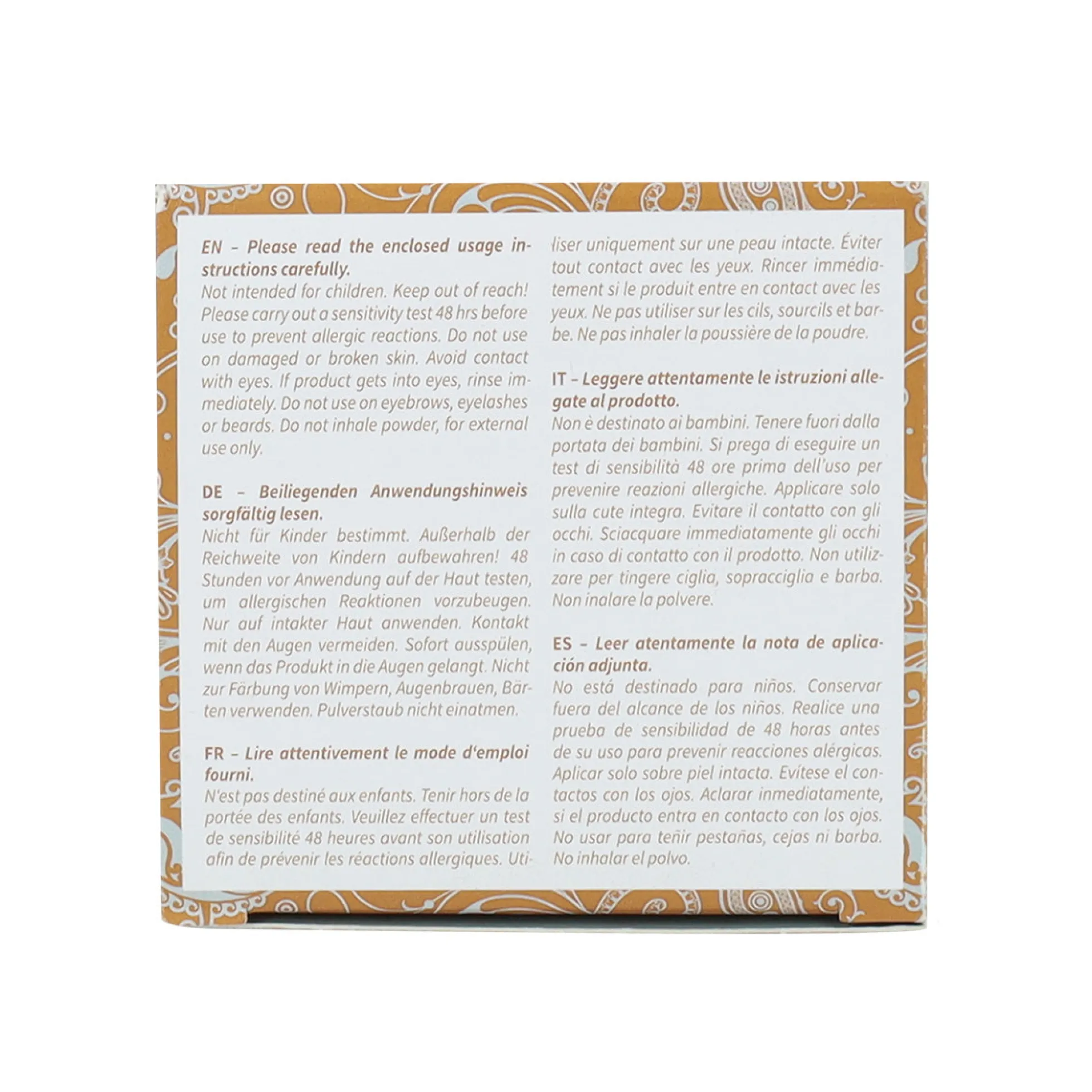 Tinte natural rubio oscuro ceniza Khadi 100 g