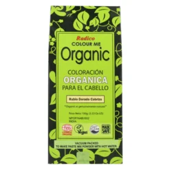 Tinte vegetal rubio dorado cobrizo Radico 100 g