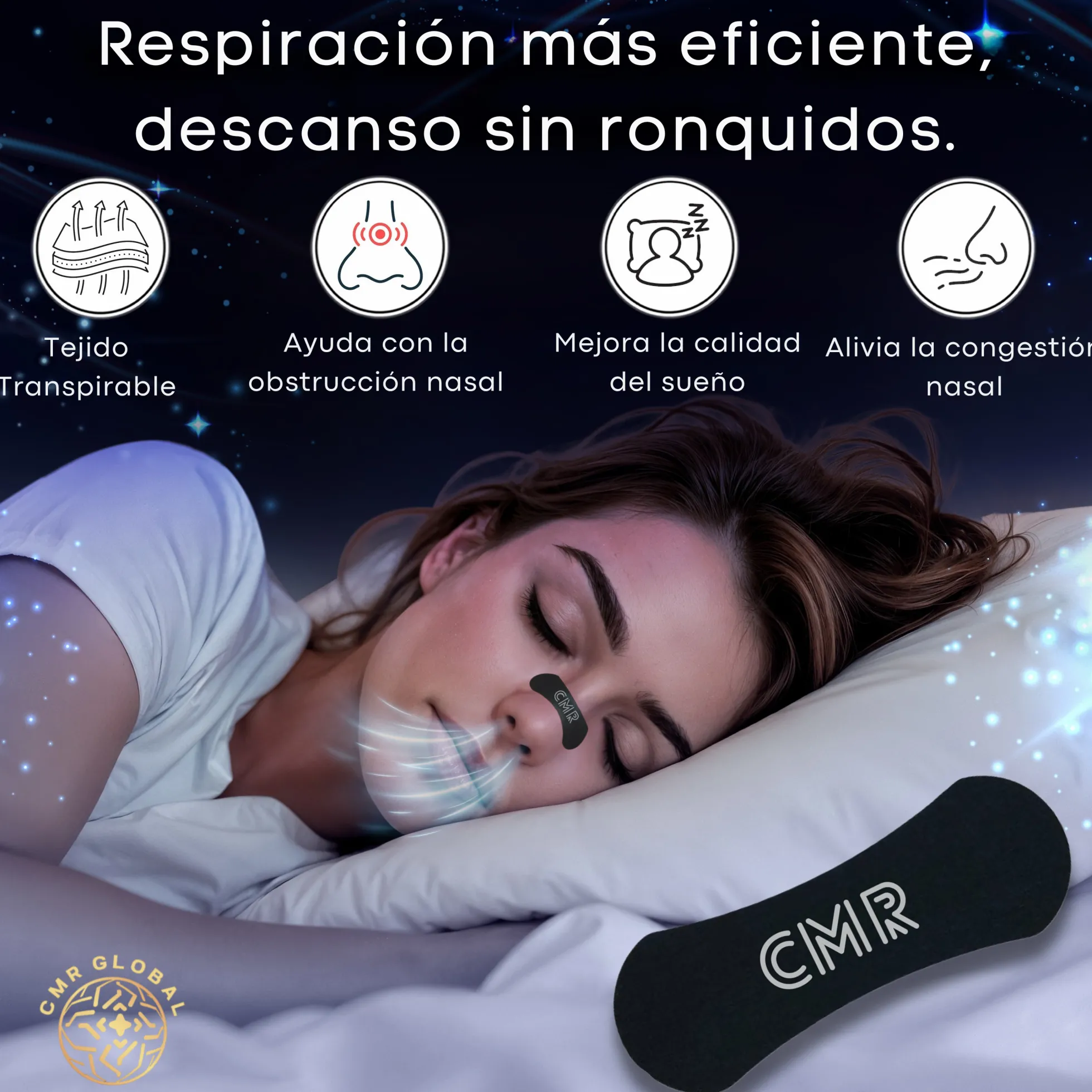 Tiras Nasales PRO Premium CMR Global 60 uds