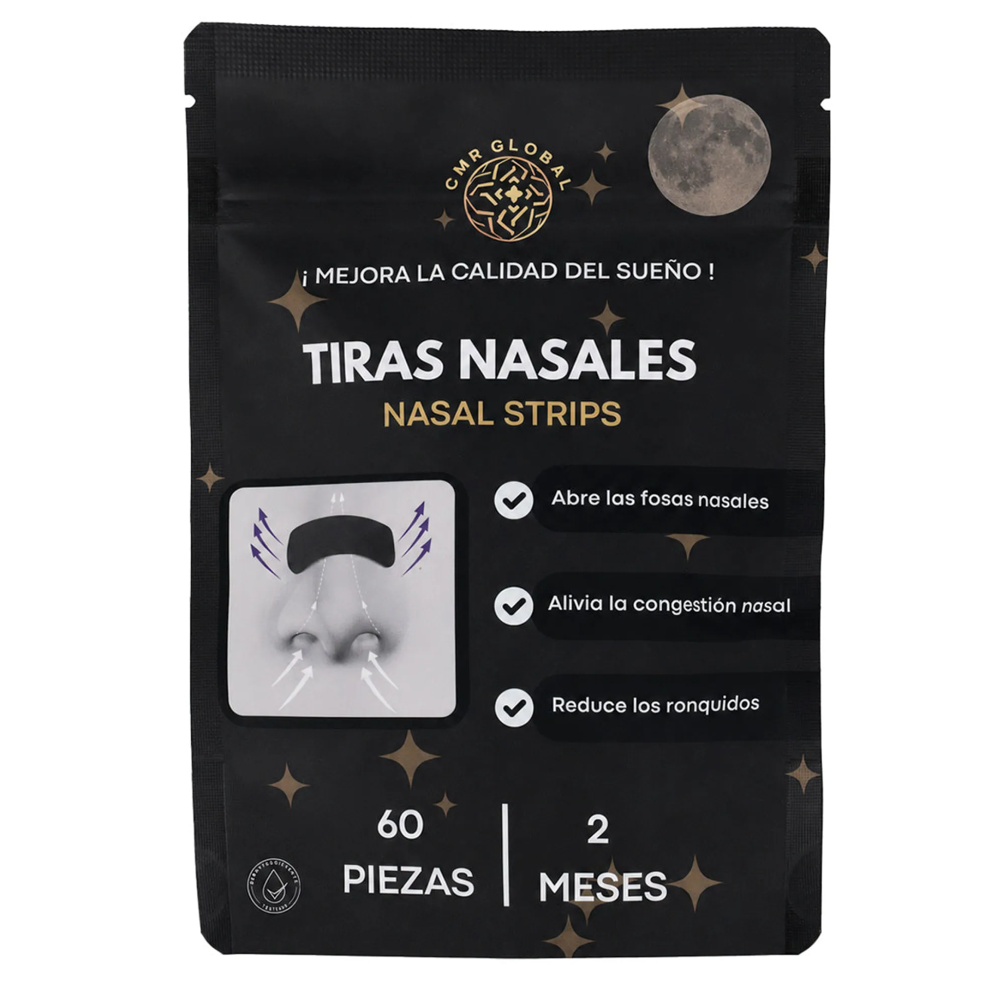 Tiras Nasales PRO Premium CMR Global 60 uds